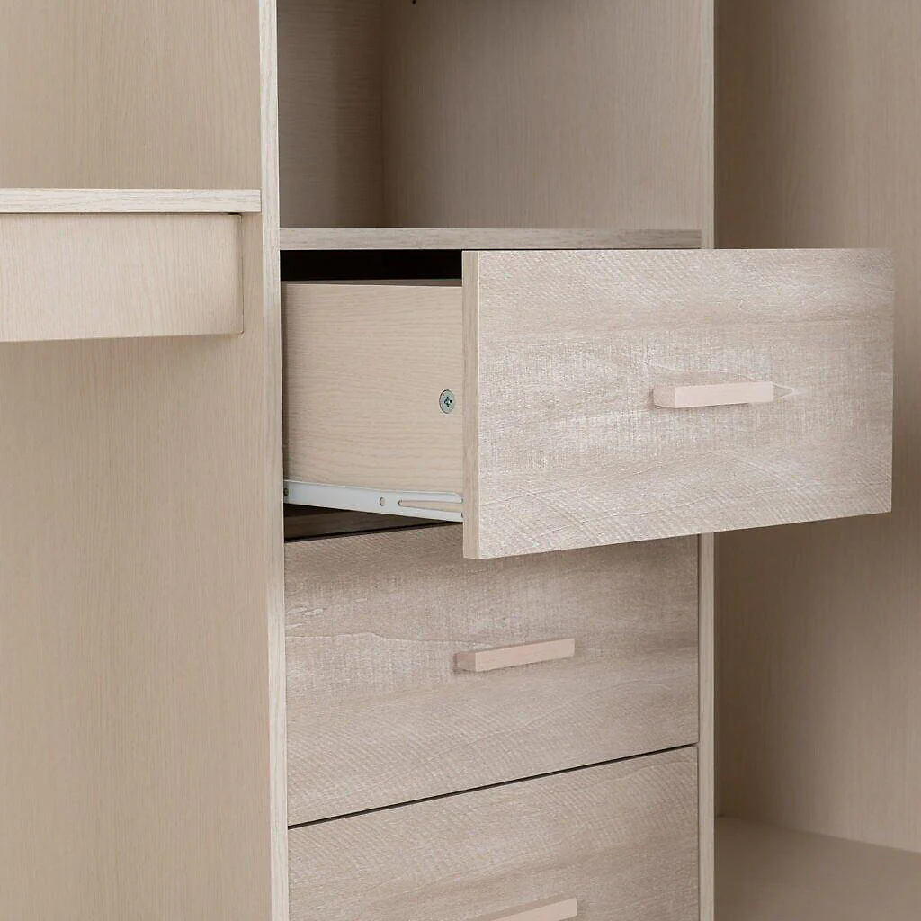 Luna Children's High Sleeper Bed, White & Grey - Image 7