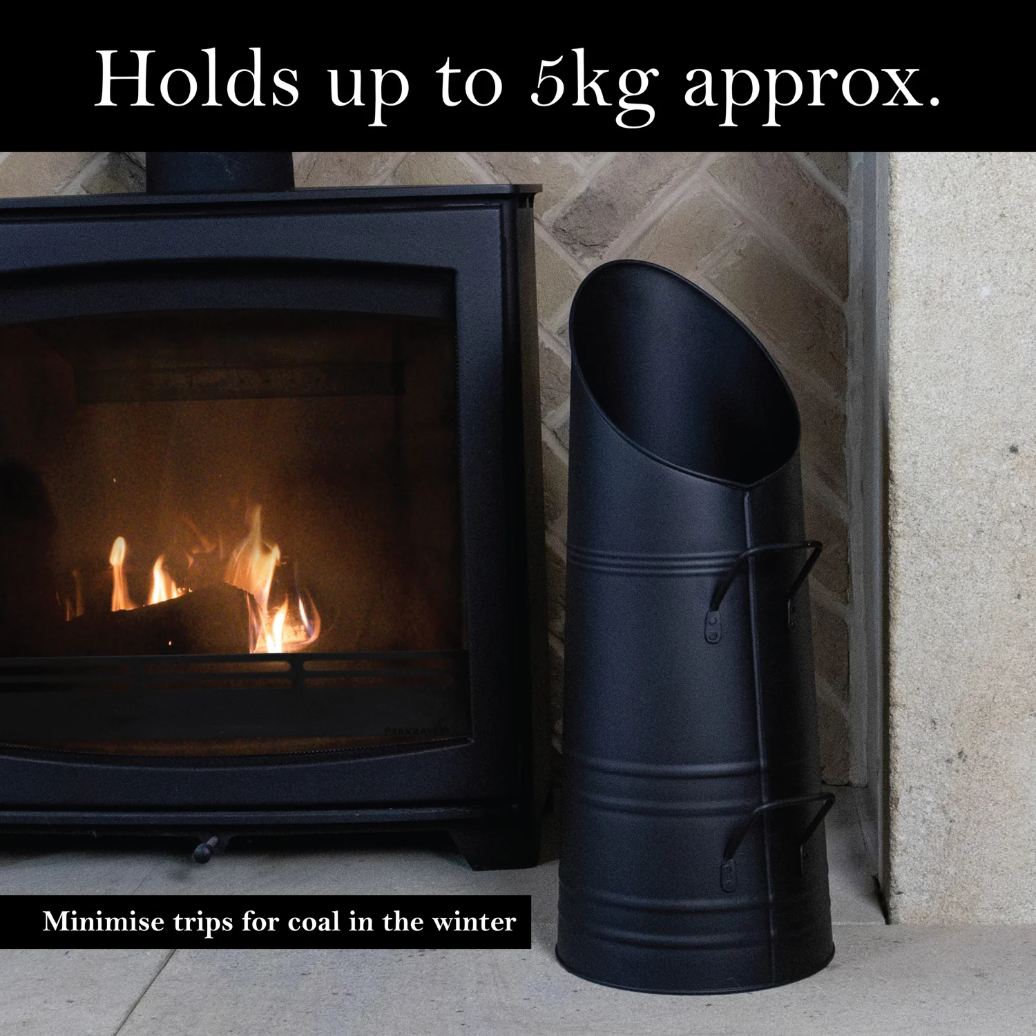 JVL Bowland Fireside Coal Hod - Image 7