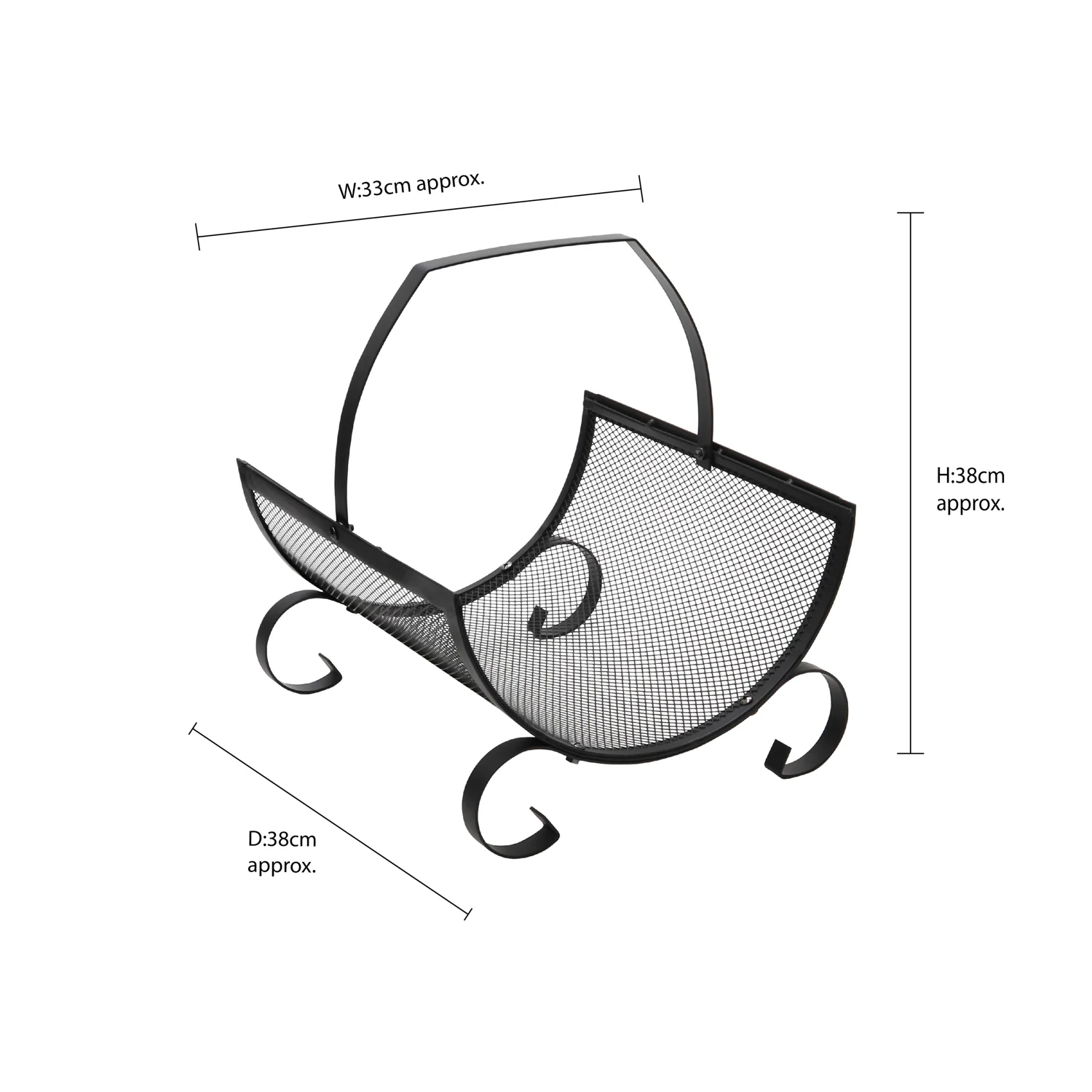 JVL Broughton Fireside Log Holder - Image 10