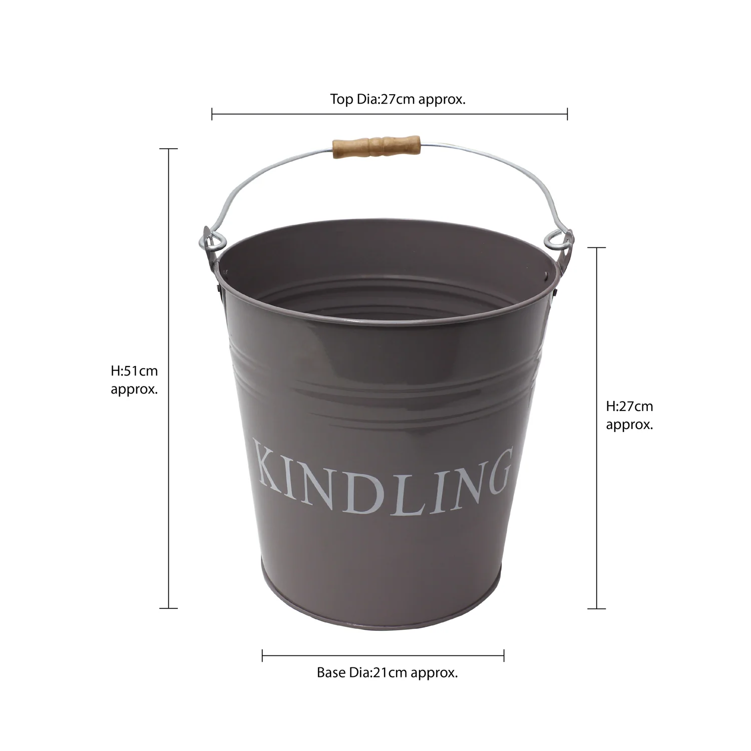 JVL Charlton Fireside Kindling Bucket - Image 16