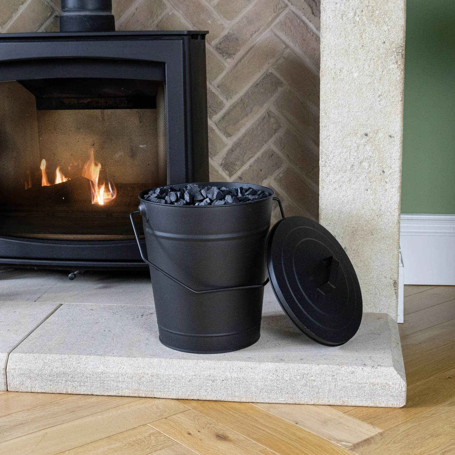 JVL Charnwood Fireside Coal Bucket - Image 11