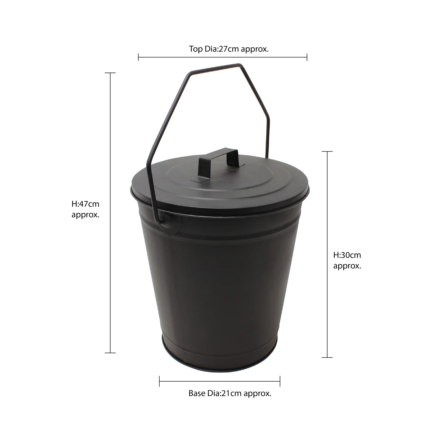 JVL Charnwood Fireside Coal Bucket - Image 13
