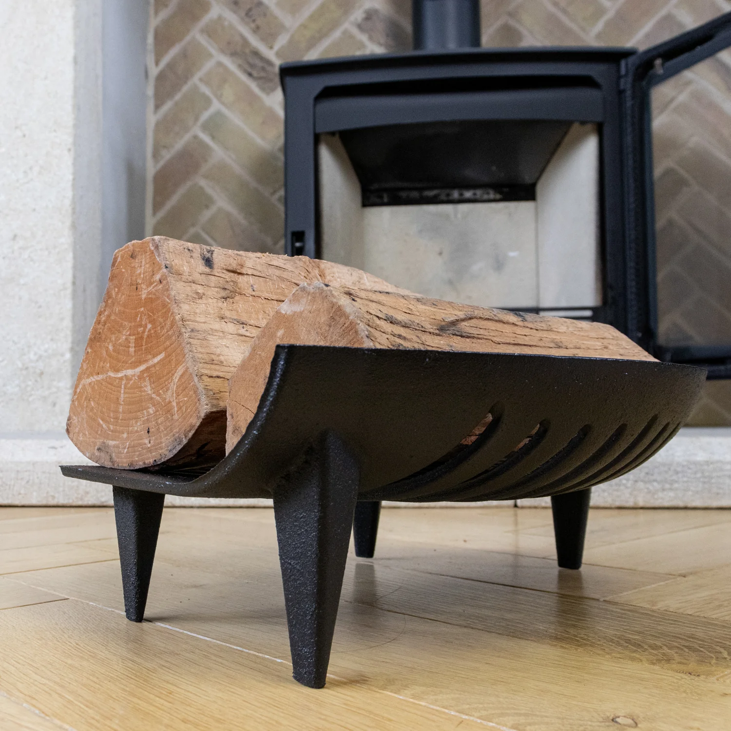 JVL Chiltern Fireside Log Coal Fire Grate - Image 11