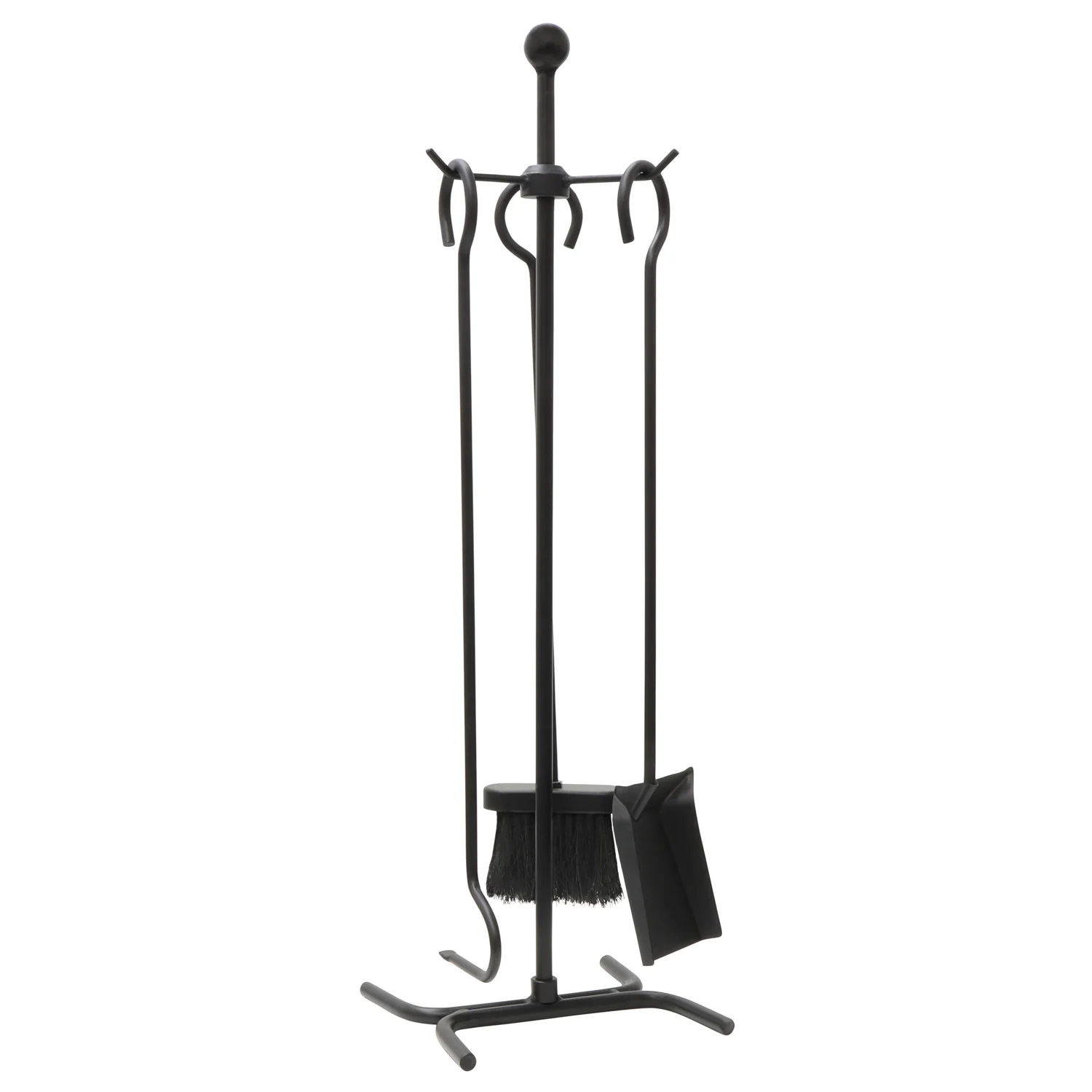 JVL Edale 3 Piece Fireside Companion Set And Stand
