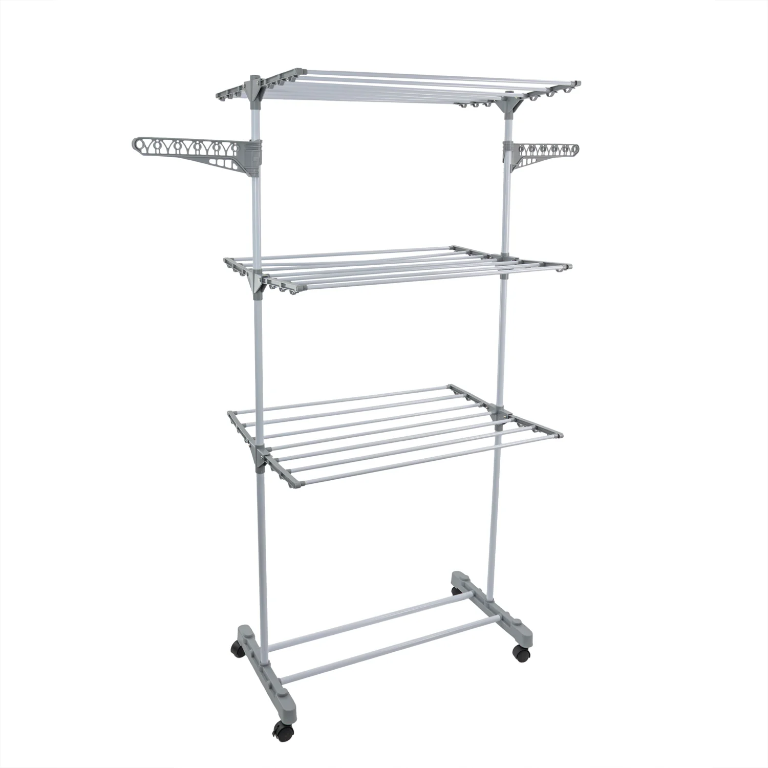 JVL Foldable 3 Tier Laundry Washing Clothes Drying Rack, 21M
