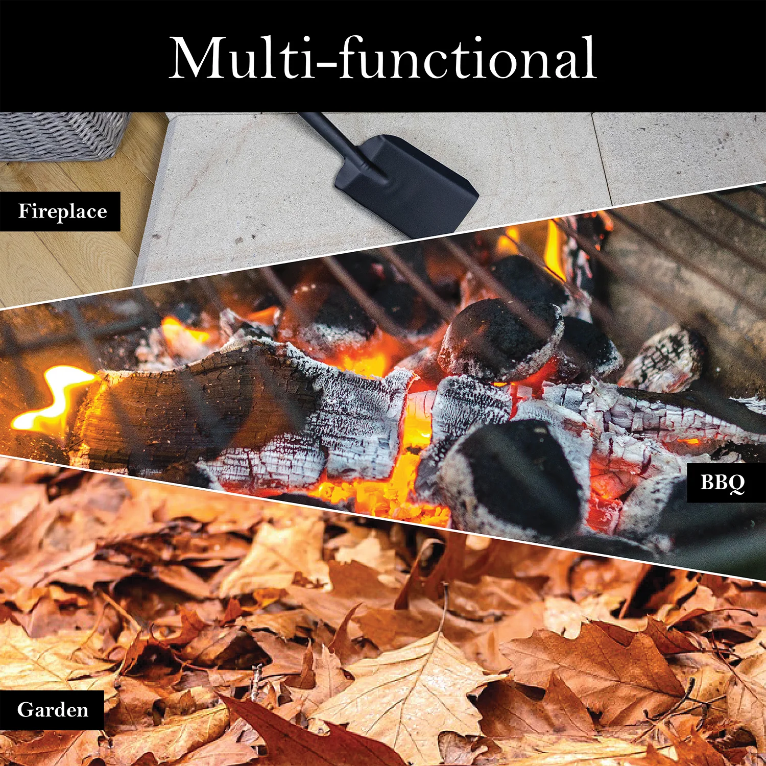JVL Hudson Large Fireplace Shovel - Image 9
