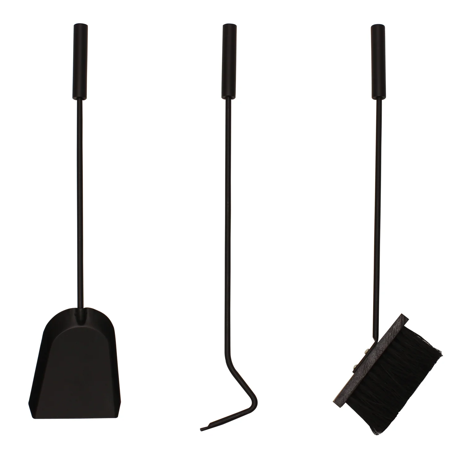 JVL Malham 3 Piece Fireside Companion Set And Stand - Image 2
