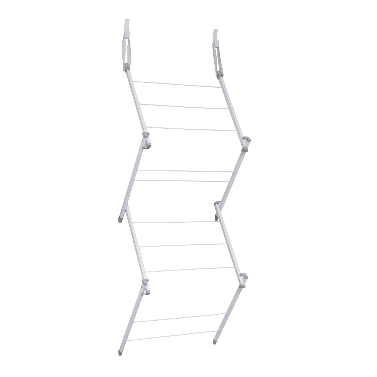 JVL Over Door Concertina Laundry Clothes Drying Airer, 4.5M