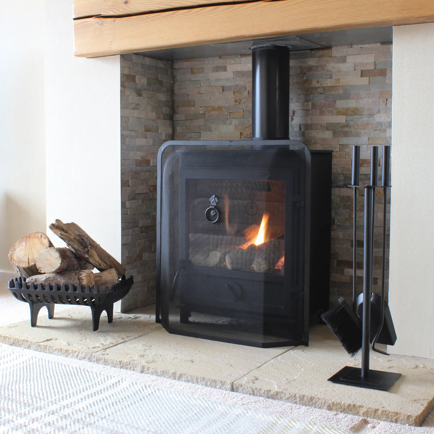JVL Quantock Fireside Spark Guard - Image 8