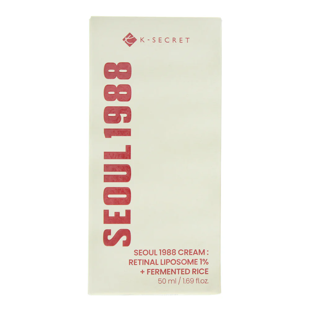 K-Secret Seoul 1988 Retinal Liposome + Fermented Rice Face Cream 50ml - Image 3