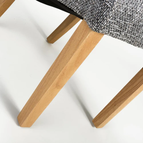 Karta Scroll Back Tweed Grey Dining Chair - Set Of 2 - Image 11