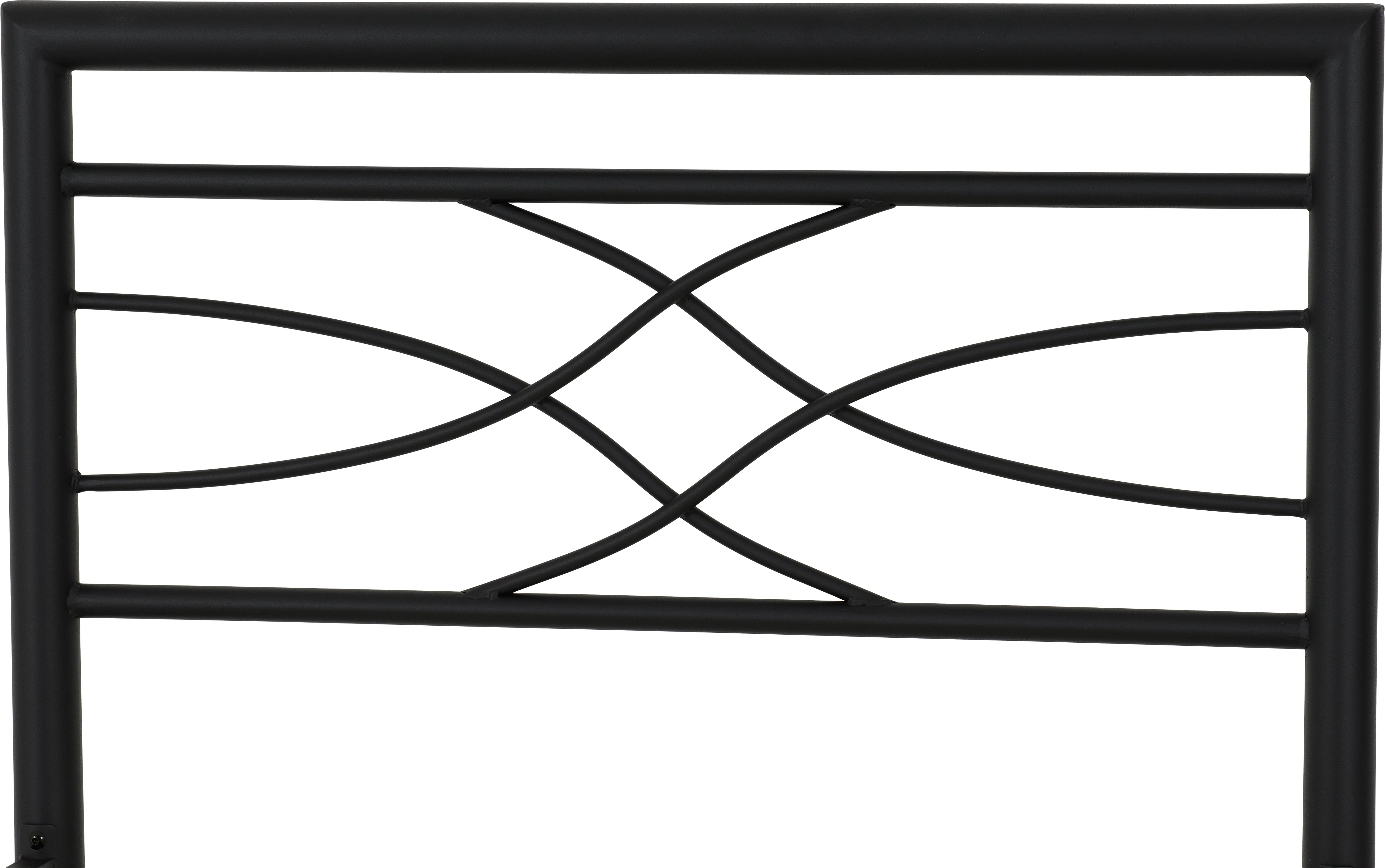 KELLY 3' SINGLE BED - BLACK - Image 7
