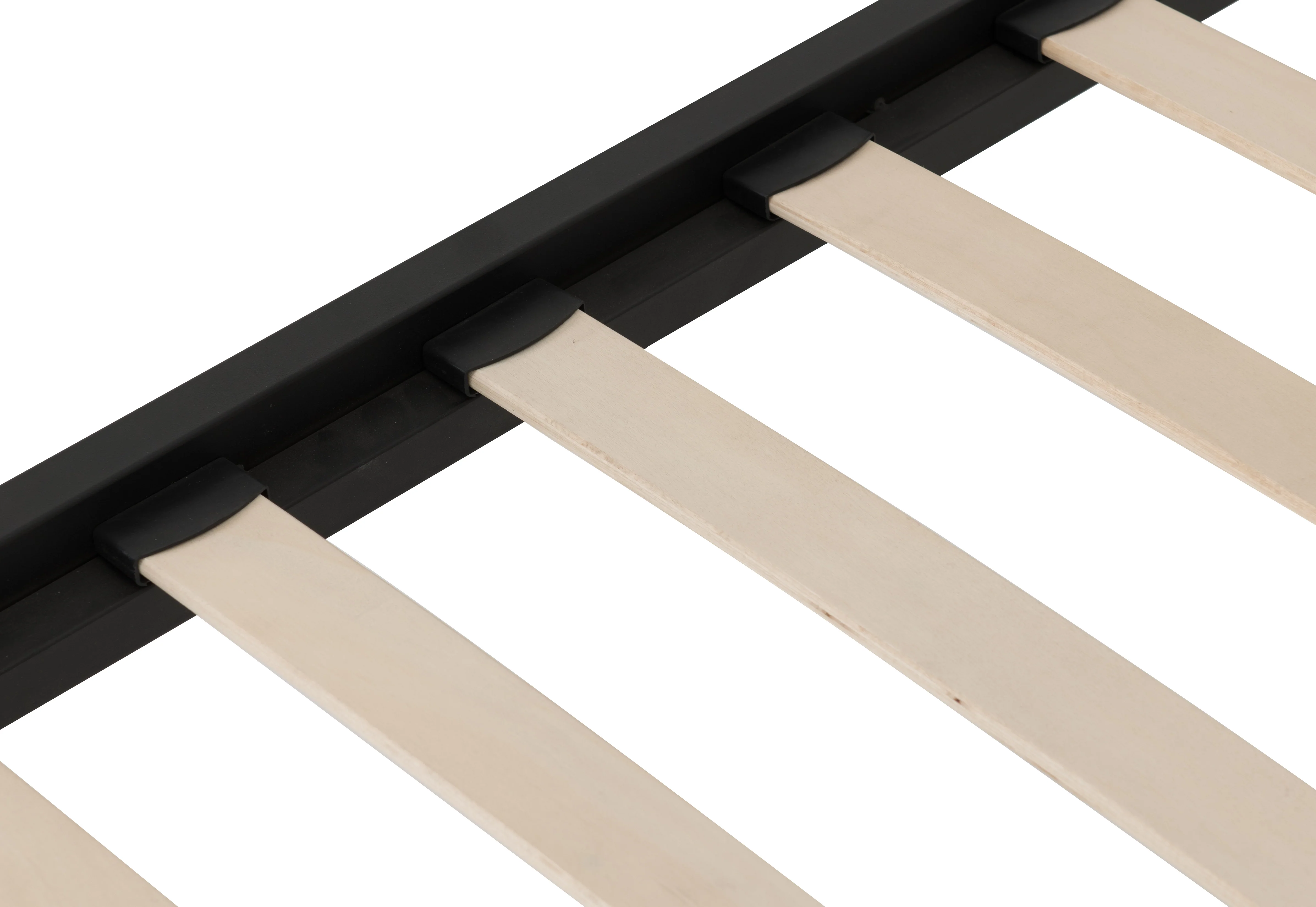 KELLY 4'6" DOUBLE BED - BLACK - Image 3