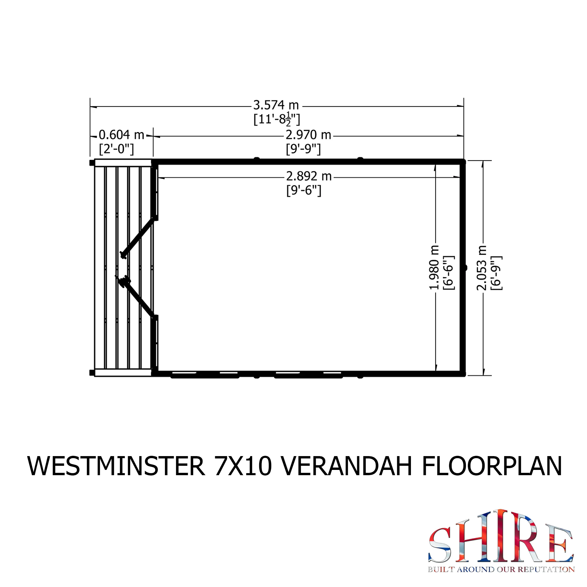 Kensington & Verandah Summerhouse - Image 7