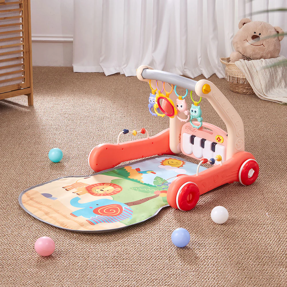 Kidkid 2-in-1 Baby Walker and Musical Play Mat - Image 2