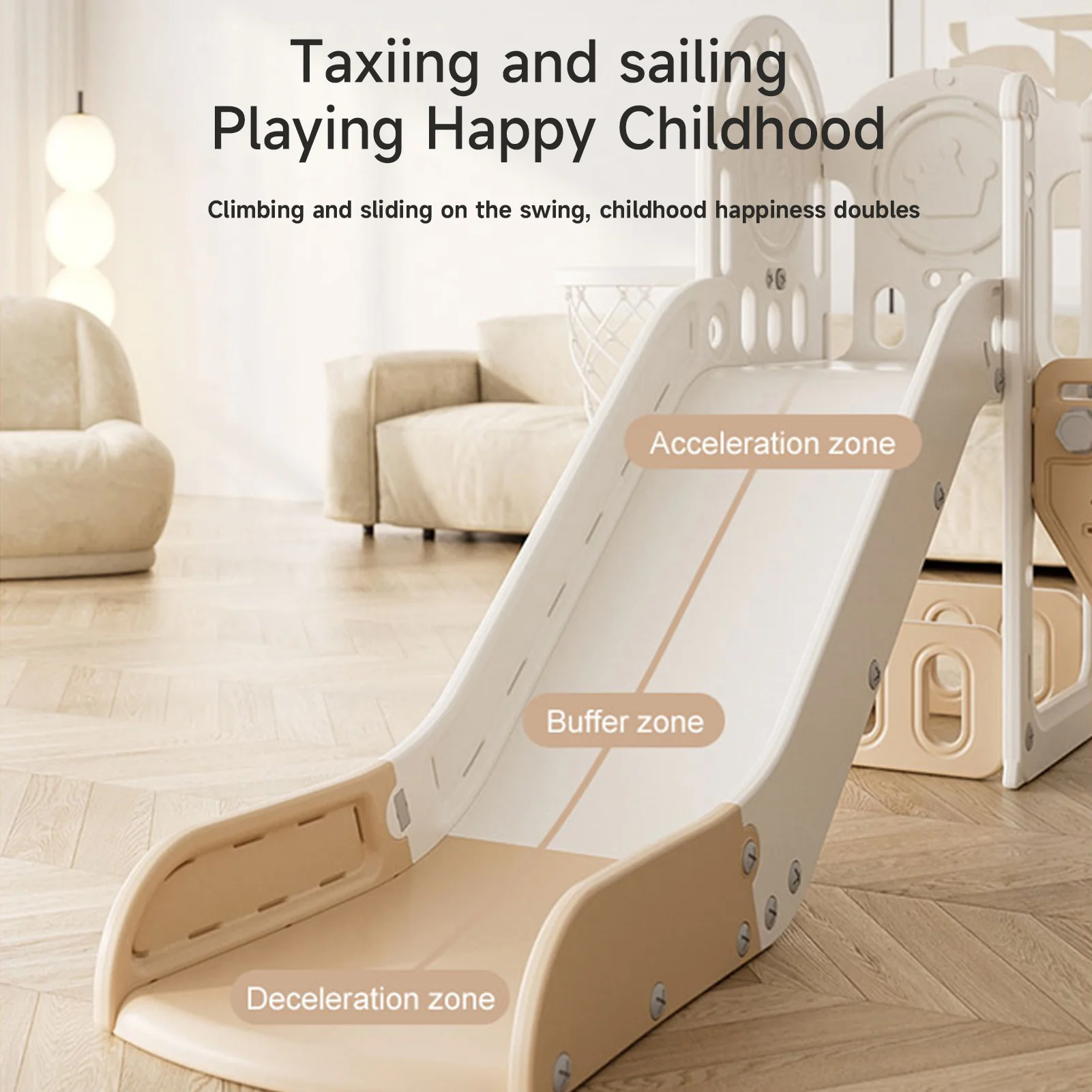 Kidkid 2-in-1 Toddler Slide Play Set - Image 4