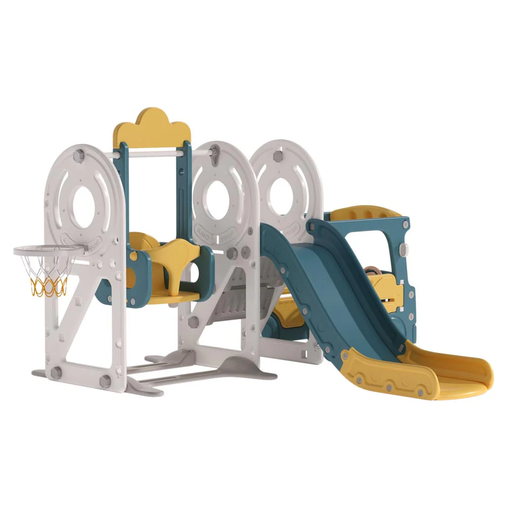 Kidkid 3-in-1 Kids Toddler Swing And Slide Set Climber Playset - Image 16
