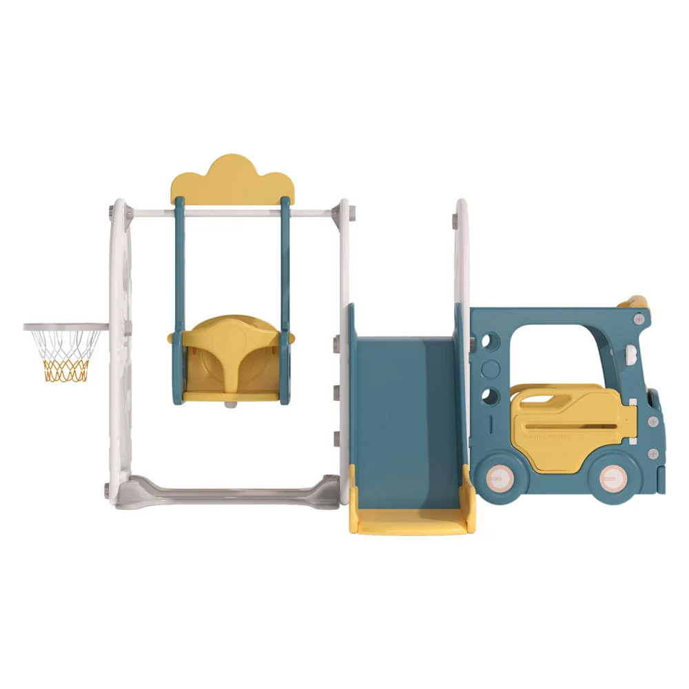 Kidkid 3-in-1 Kids Toddler Swing And Slide Set Climber Playset - Image 17
