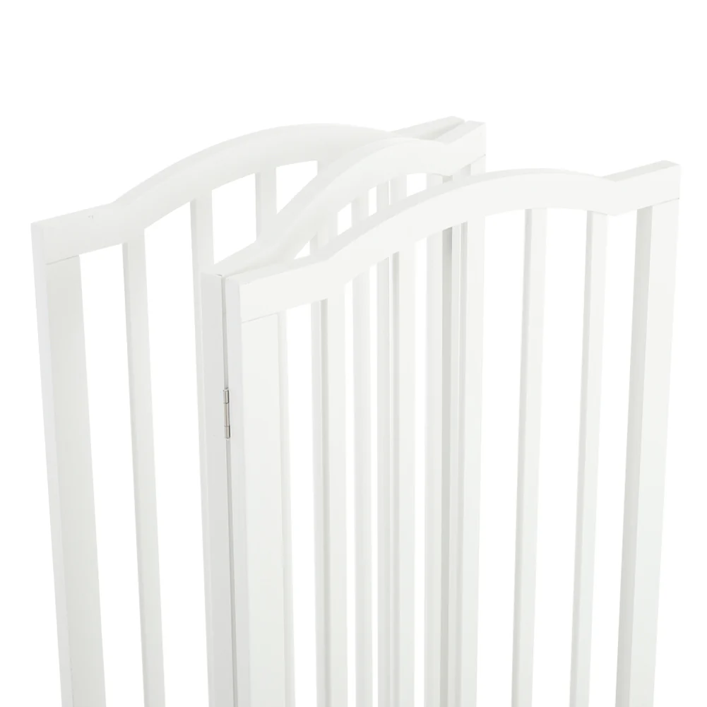 Kidkid 3 Panel Wooden Foldable Freestanding Pet Gate - Image 5