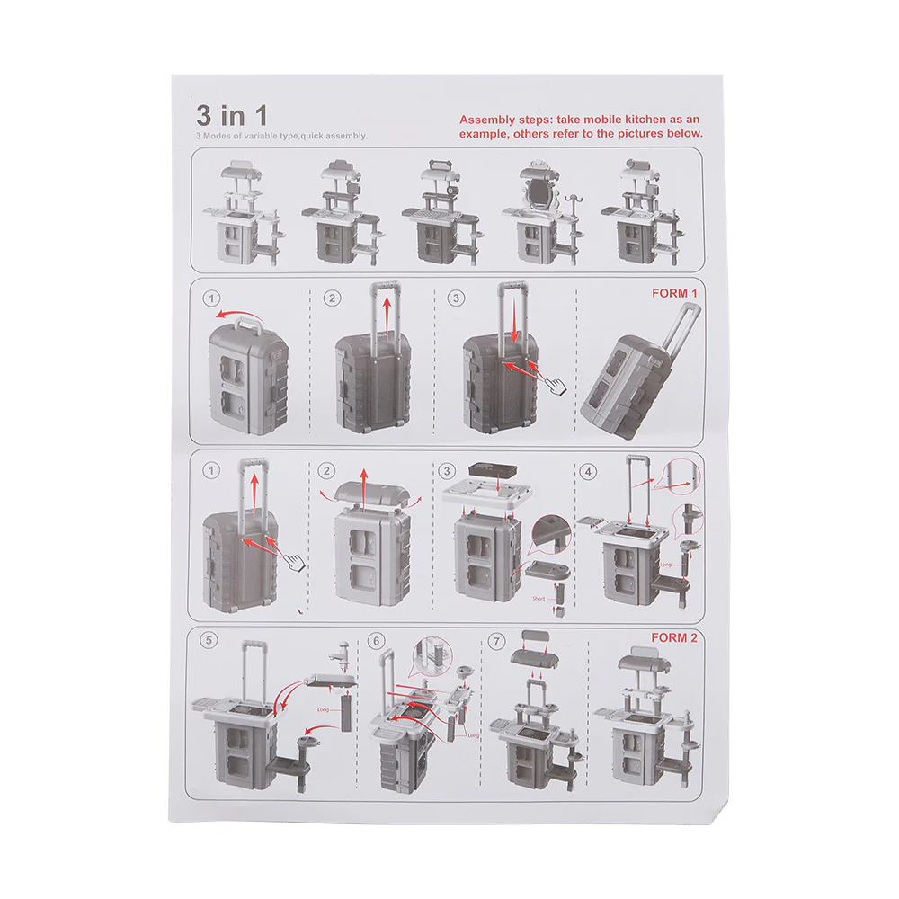 Kidkid 49Pcs 3-in-1 Pretend Kitchen Suitcase Playset - Image 9