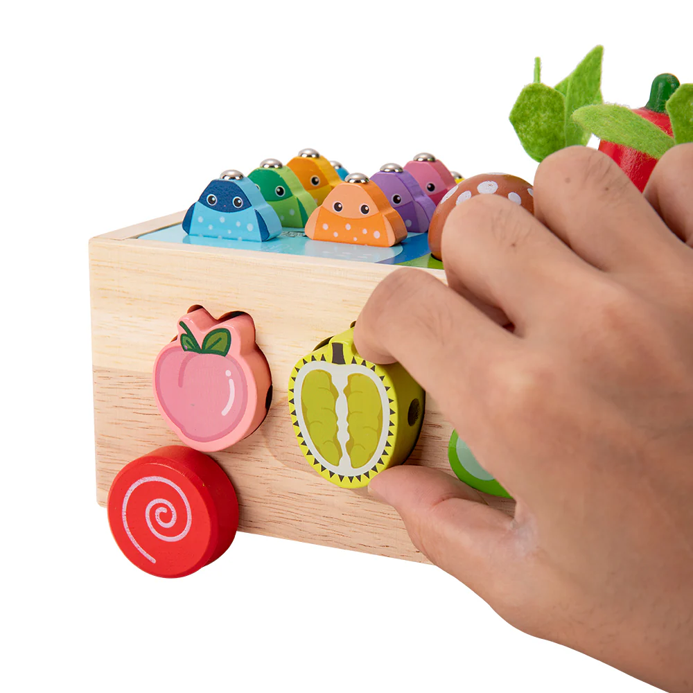 Kidkid 7 in 1 Wooden Shape Sorting Toy Set for Toddlers - Image 4