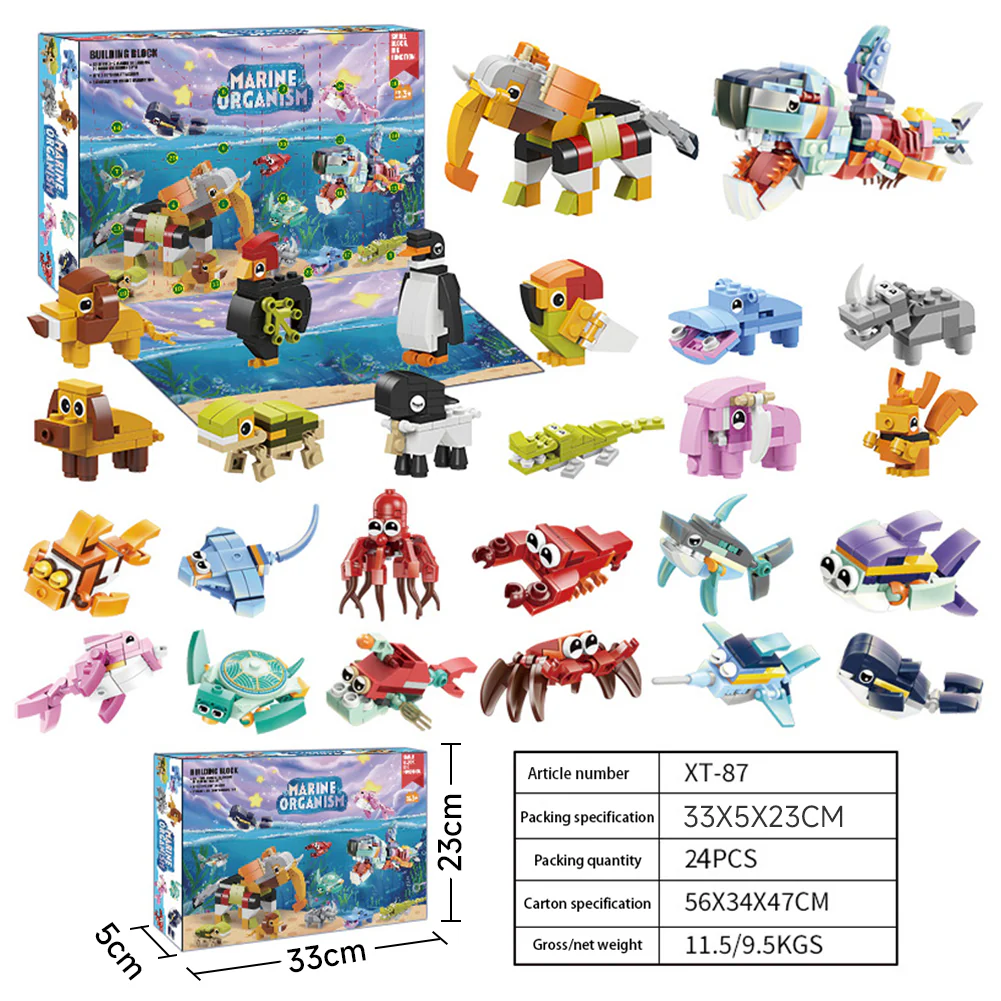 Kidkid Advent Calendar Building Block Blind Box - Image 10