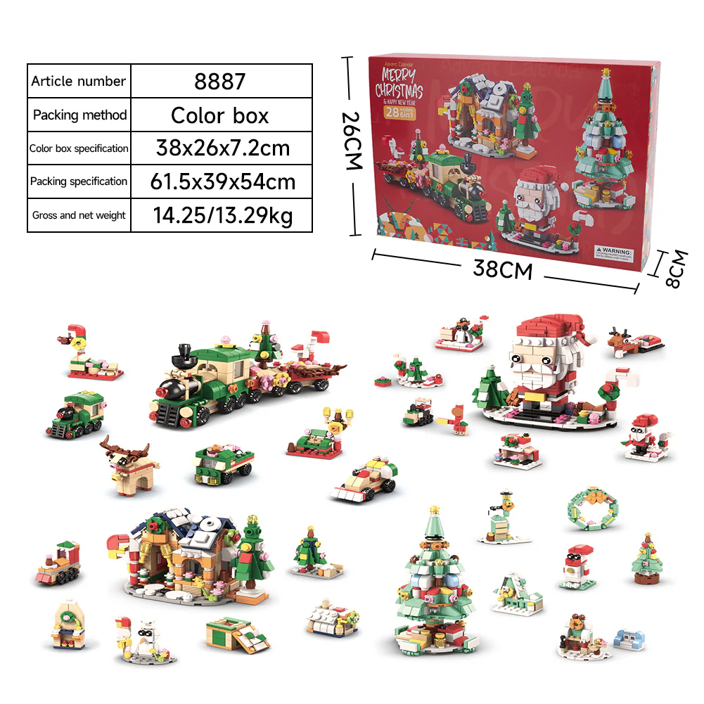 Kidkid Advent Calendar Building Block Surprise Box - Image 8