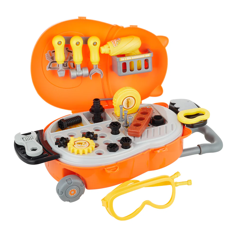 Kidkid Bear-Themed Kids Tool Set with Carry Case - Image 6