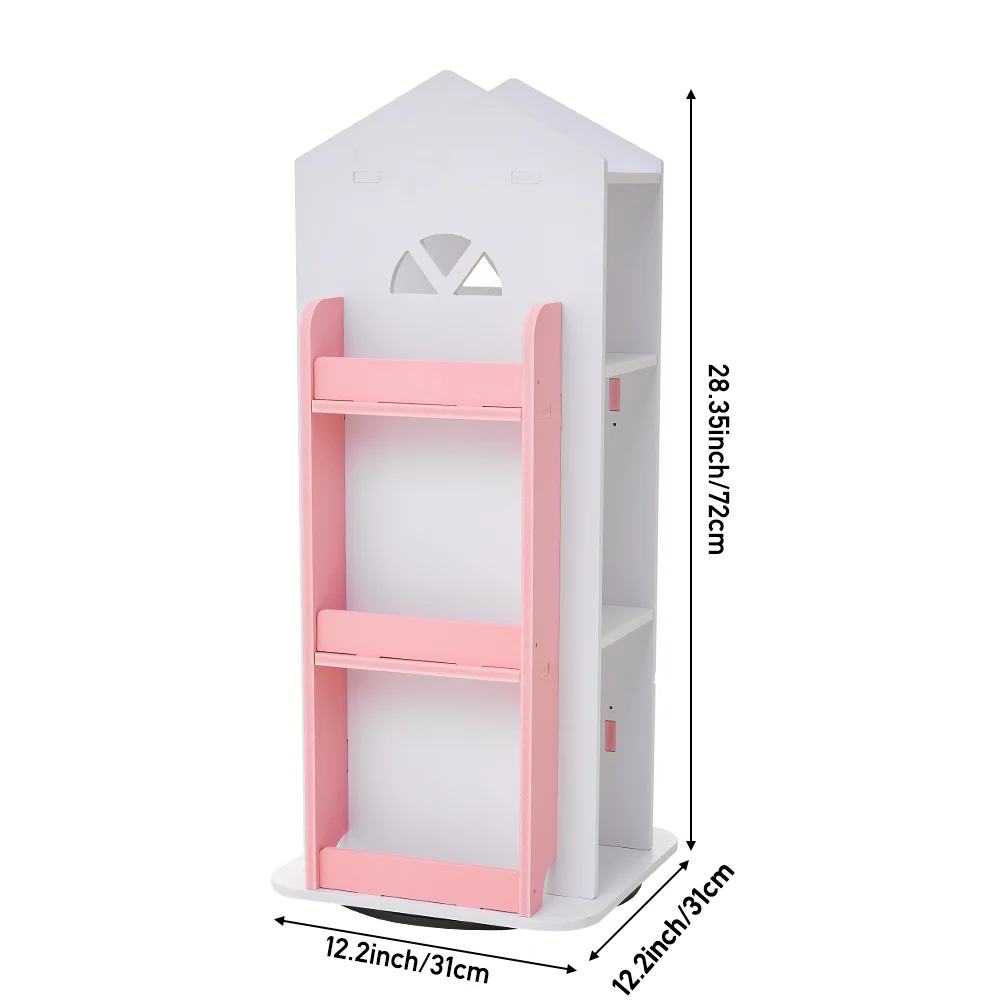 Kidkid Castle Style Rotating Kids Book Rack - Image 2