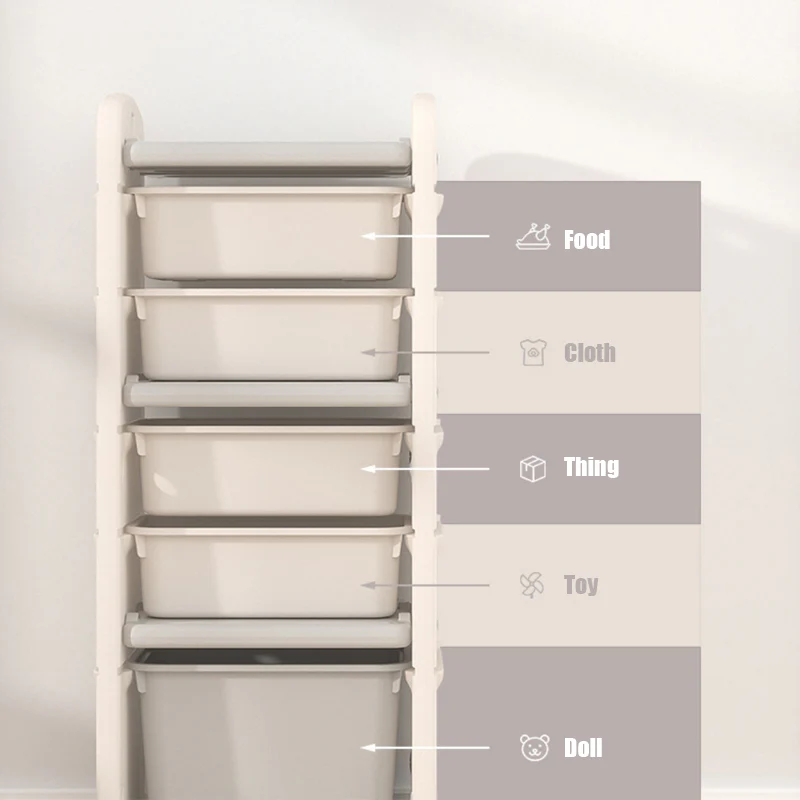 Kidkid Cute Train Shape Toys Storage Rack - Image 4