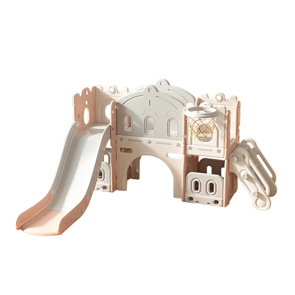 Kidkid Kids Playset With Slide Basket Hoop - Image 6