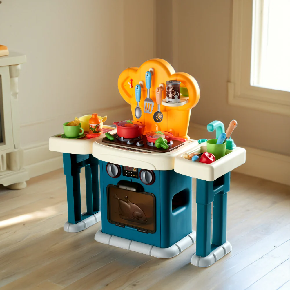 Kidkid Kids Pretend Kitchen Playset With Lights And Sounds