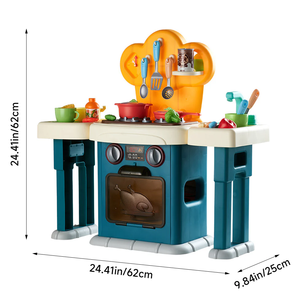 Kidkid Kids Pretend Kitchen Playset With Lights And Sounds - Image 10