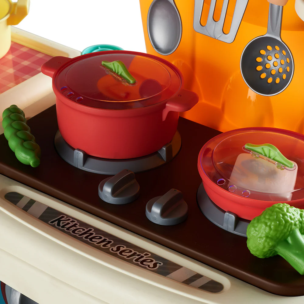 Kidkid Kids Pretend Kitchen Playset With Lights And Sounds - Image 3