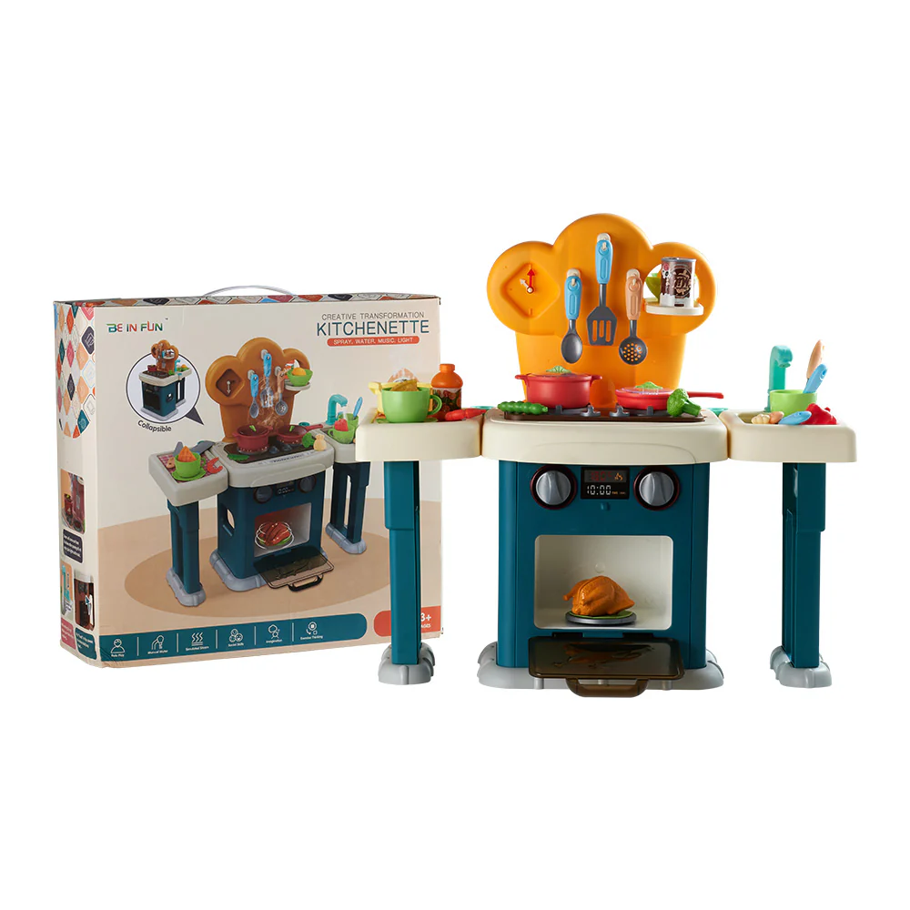 Kidkid Kids Pretend Kitchen Playset With Lights And Sounds - Image 4