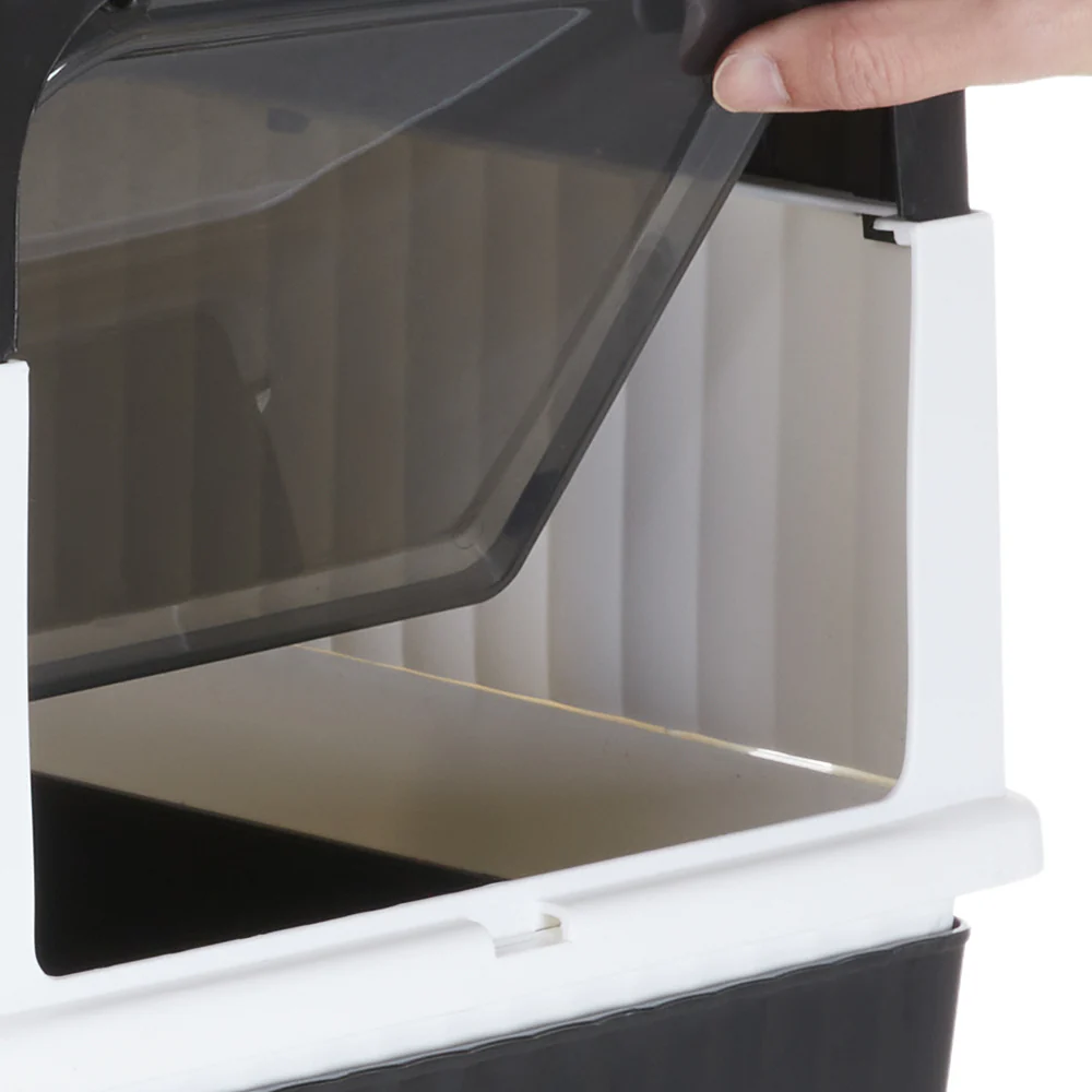KidKid Large Enclosed Cat Litter Box With Disinfection Light - Image 3