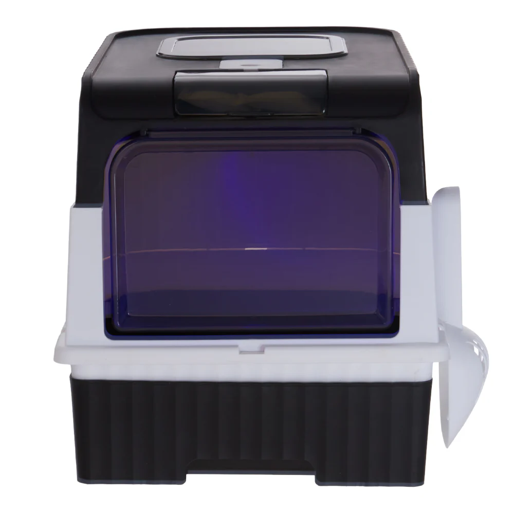 KidKid Large Enclosed Cat Litter Box With Disinfection Light - Image 9