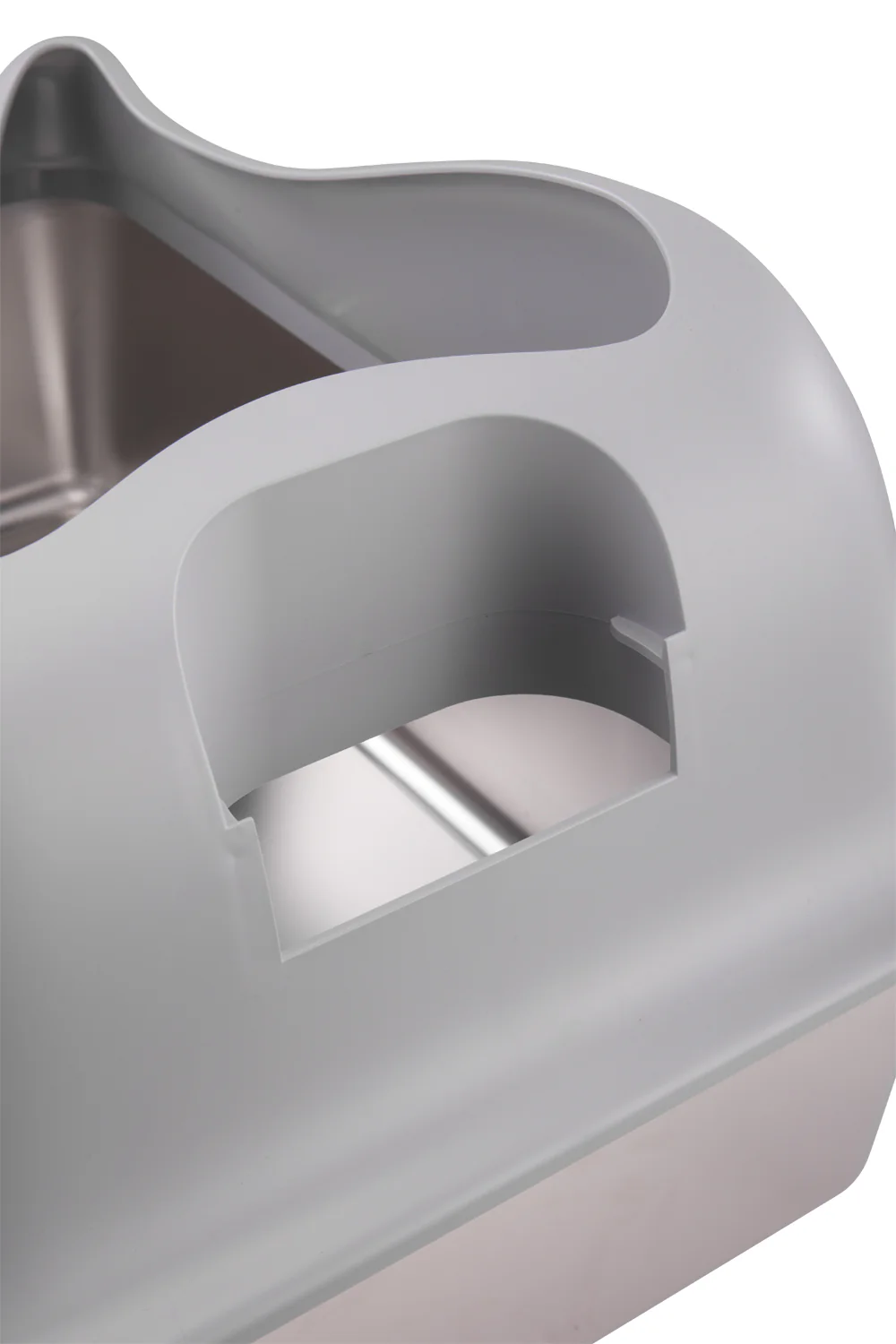 KidKid Large Stainless Steel Cat Litter Box - Image 2