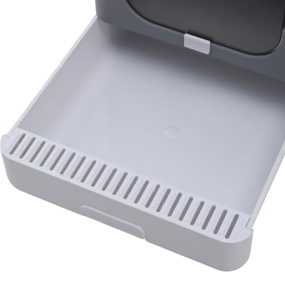 KidKid Full Enclosed Cat Litter Box In Grey - Image 3