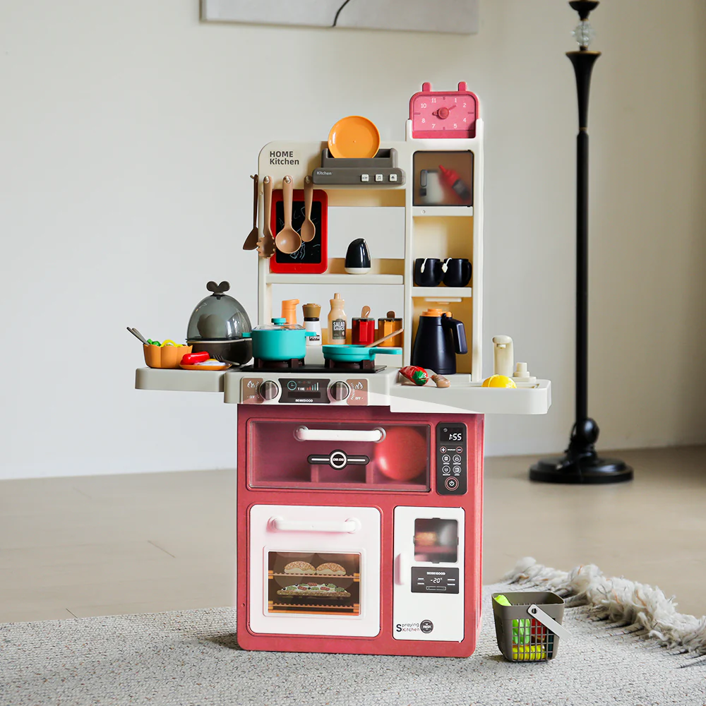 Kidkid Play Kitchen Set With 63PCS Kitchen Accessories - Image 2