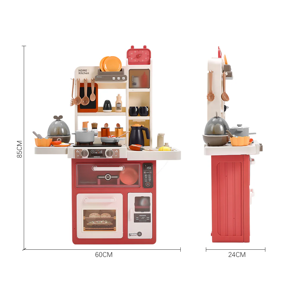 Kidkid Play Kitchen Set With 63PCS Kitchen Accessories - Image 3
