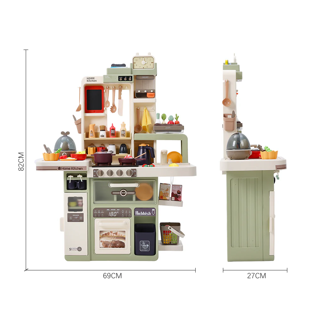 Kidkid Play Kitchen Set With 88PCS Kitchen Accessories - Image 10