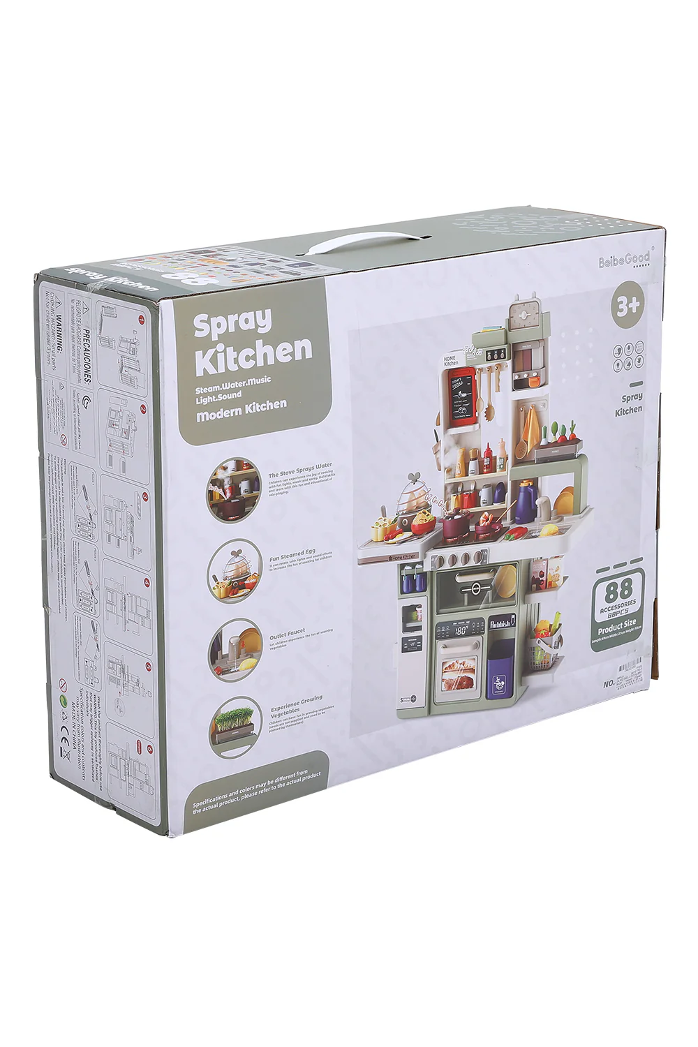Kidkid Play Kitchen Set With 88PCS Kitchen Accessories - Image 12