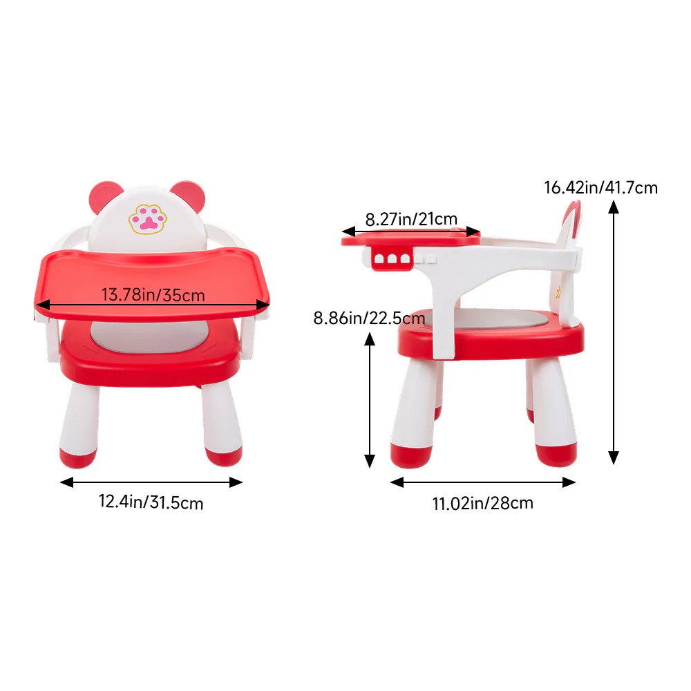 Kidkid Portable Baby Highchair with Detachable Tray - Image 8
