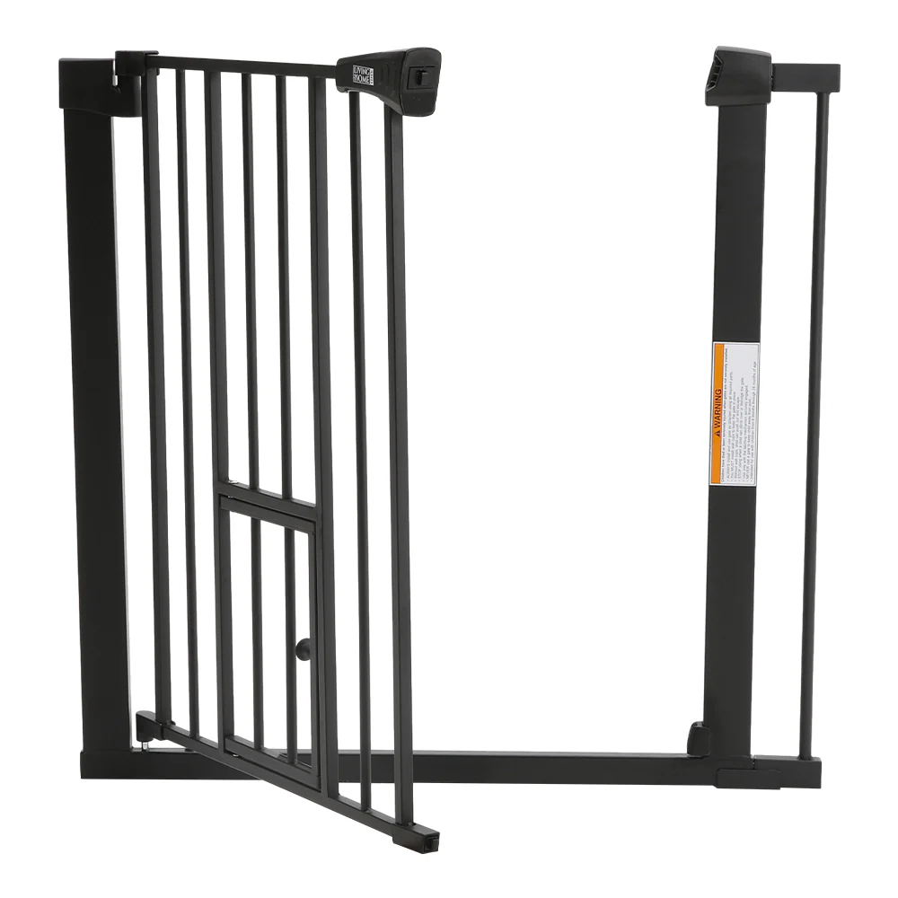 Kidkid Pressure-Fixed Stair Safety Gate with Pet Door - Image 4