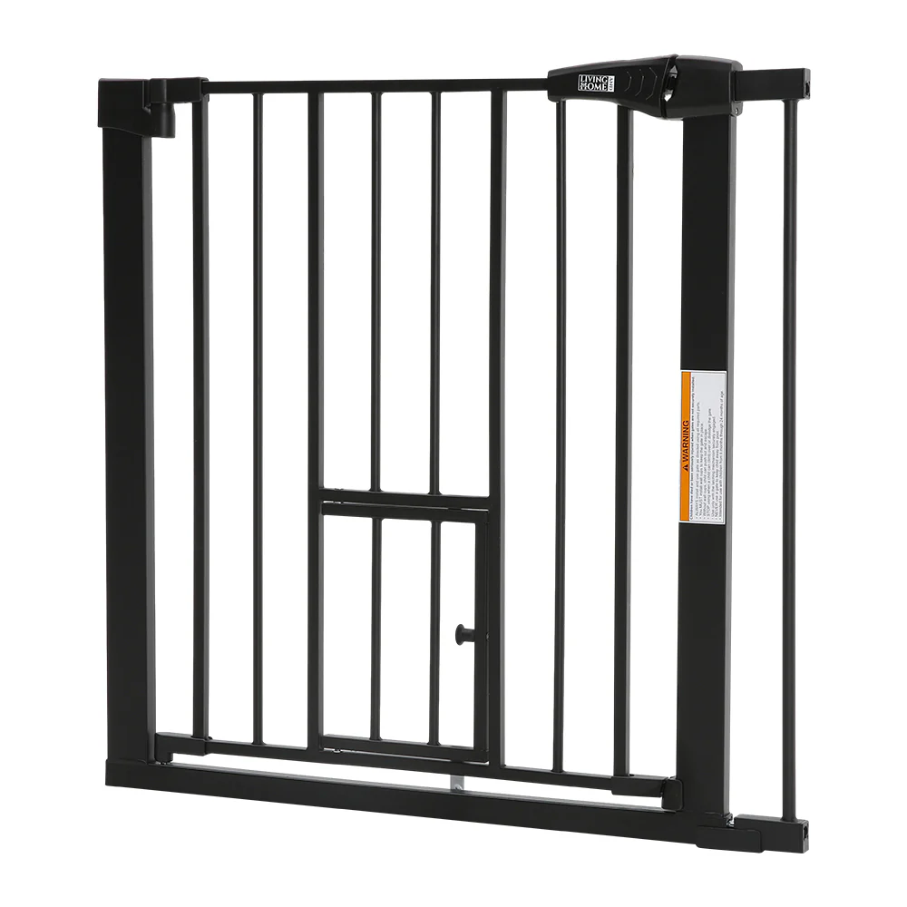 Kidkid Pressure-Fixed Stair Safety Gate with Pet Door - Image 5