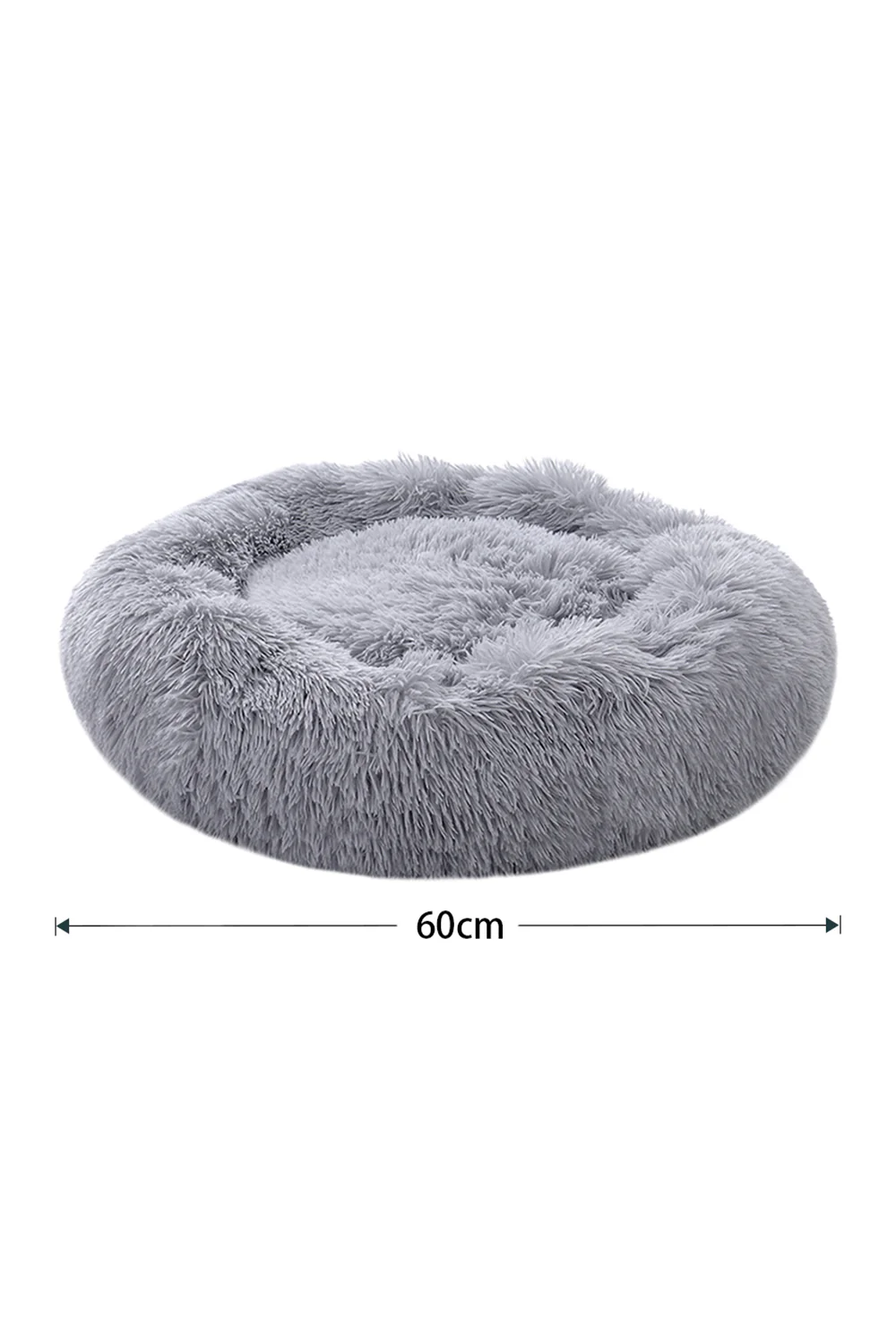 KidKid Round Plush Dog Cuddler Bed