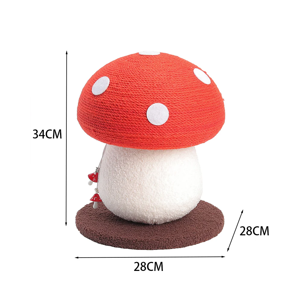 KidKid Sisal Mushroom Cat Scratching Post - Image 9