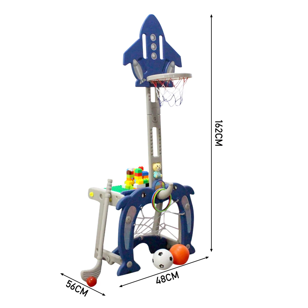 Kidkid Toddlers Basketball Golf And Ring Toss Activity Centre - Image 7