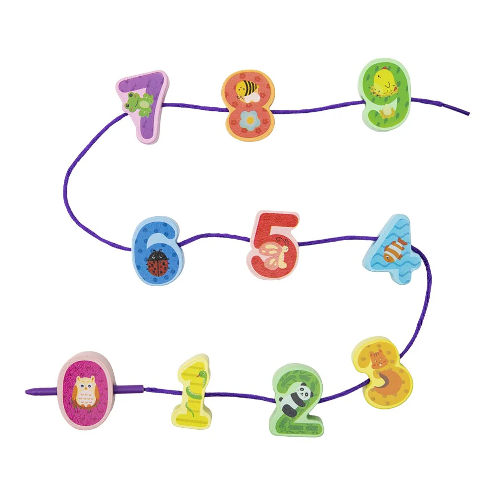 Kidkid Wooden Number Stacking and Balance Blocks for Toddlers - Image 5